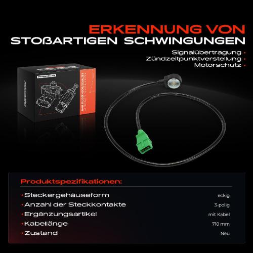 Frankberg 1x Klopfsensor Klopfgeber für VW Golf II III IV Polo Passat Jetta II Audi 80 90 100 A4 A6 A8 Bild Frankberg 1x Klopfsensor Klopfgeber für VW Golf II III IV Polo Passat Jetta II Audi 80 90 100 A4 A6 A8