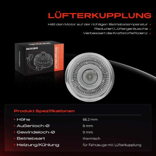 1x Lüfterkupplung Kühlerlüfte für Mercedes-Benz 123 Stufenheck W123 W114 W114 W111 W112 W460 Bild 1x Lüfterkupplung Kühlerlüfte für Mercedes-Benz 123 Stufenheck W123 W114 W114 W111 W112 W460