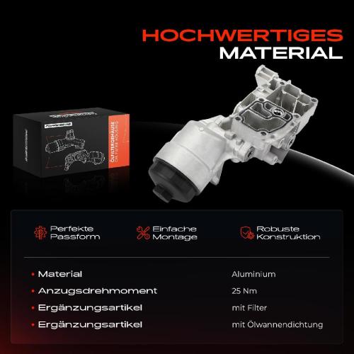 1x Ölfiltergehäuse für BMW 3er Cabriolet Compact Coupe 5er Touring Bild 1x Ölfiltergehäuse für BMW 3er Cabriolet Compact Coupe 5er Touring