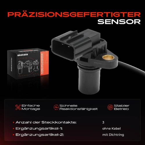 Frankberg 1x Kurbelwellensensor Impulsgeber für Opel Astra G Astra G Caravan T8 1.7L 2000-2010 Bild Frankberg 1x Kurbelwellensensor Impulsgeber für Opel Astra G Astra G Caravan T8 1.7L 2000-2010