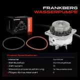 1x Wasserpumpe Kühlwasserpumpe für Nissan Cefiro II Maxima/Maxima QX IV A32 A33