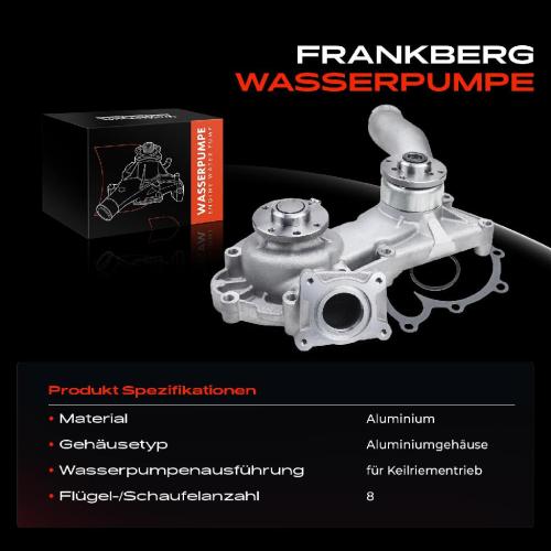 1x Wasserpumpe Kühlwasserpumpe für Mercedes-Benz S-Klasse W140 C140 SL R129 6.0L Bild 1x Wasserpumpe Kühlwasserpumpe für Mercedes-Benz S-Klasse W140 C140 SL R129 6.0L