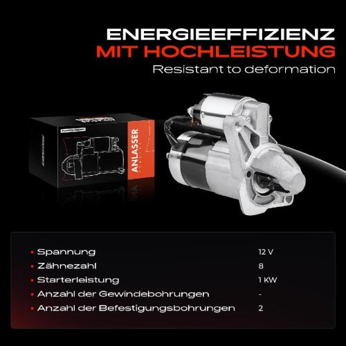Frankberg 1x Anlasser Starter für Mazda 323 F VI BJ 323 S VI 626 V GF 626 V Hatchback Premacy CP 1.8L 2.0L 1997-2005 Bild Frankberg 1x Anlasser Starter für Mazda 323 F VI BJ 323 S VI 626 V GF 626 V Hatchback Premacy CP 1.8L 2.0L 1997-2005