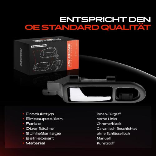 1x Türgriff Vorne Links innen für VW Passat Variant 1.6L 1.8L 1.9L 2.0L 2.3L 2.5L 2.8L 4.0L 2000-2005 Bild 1x Türgriff Vorne Links innen für VW Passat Variant 1.6L 1.8L 1.9L 2.0L 2.3L 2.5L 2.8L 4.0L 2000-2005