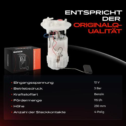 1x Kraftstoffpumpe für Nissan Kubistar Kasten Renault Kangoo Express Rapid Kasten/MPV 1988-2009 Bild 1x Kraftstoffpumpe für Nissan Kubistar Kasten Renault Kangoo Express Rapid Kasten/MPV 1988-2009