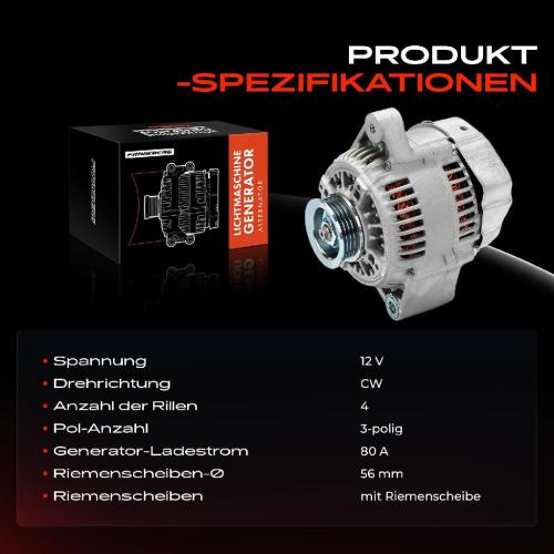 Frankberg 1x Lichtmaschine Generator für Toyota MR 2 II SW2 2.0 2.2L 1992-2000 Bild Frankberg 1x Lichtmaschine Generator für Toyota MR 2 II SW2 2.0 2.2L 1992-2000
