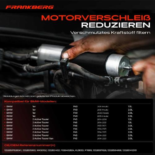 1x Kraftstofffilter für BMW 1er F40 2 F45 F44 X1 F48 X2 F39 MINI F55 F56 F54 F60 Bild 1x Kraftstofffilter für BMW 1er F40 2 F45 F44 X1 F48 X2 F39 MINI F55 F56 F54 F60