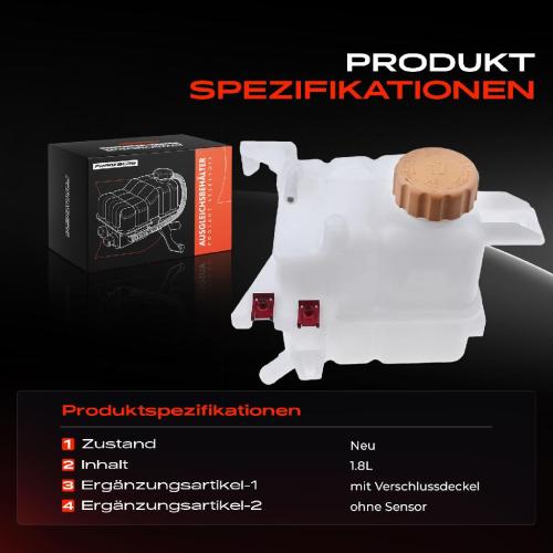 1x Ausgleichsbehälter Kühlmittelbehälter für Opel Antara L07 2.2L 2.4L 3.0L Bj ab 2010 Bild 1x Ausgleichsbehälter Kühlmittelbehälter für Opel Antara L07 2.2L 2.4L 3.0L Bj ab 2010