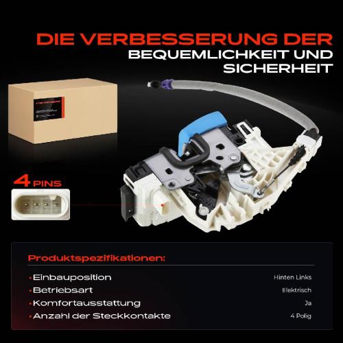 1x Türschloss Hinten Links für Mercedes-Benz C-Klasse W204 1.6L 1.8L 2.1L 2.2L 2.5L 3.0L 3.5L 6.2L 2007-2014 Bild 1x Türschloss Hinten Links für Mercedes-Benz C-Klasse W204 1.6L 1.8L 2.1L 2.2L 2.5L 3.0L 3.5L 6.2L 2007-2014