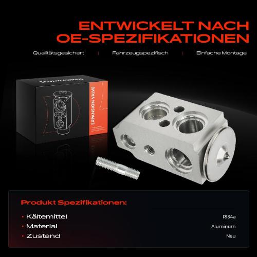 1x Expansionsventil Klimaanlage für Hyundai i20 PB Santa Fé 3 Sonata 6 KIA Optima Bild 1x Expansionsventil Klimaanlage für Hyundai i20 PB Santa Fé 3 Sonata 6 KIA Optima