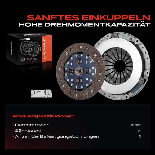 Frankberg 1x Kupplungssatz für Chevrolet Aveo Schrägheck Stufenheck Lacetti Kombi Nubira Daewoo Wagon 1.6L 1.4L 1.8L Bild Frankberg 1x Kupplungssatz für Chevrolet Aveo Schrägheck Stufenheck Lacetti Kombi Nubira Daewoo Wagon 1.6L 1.4L 1.8L