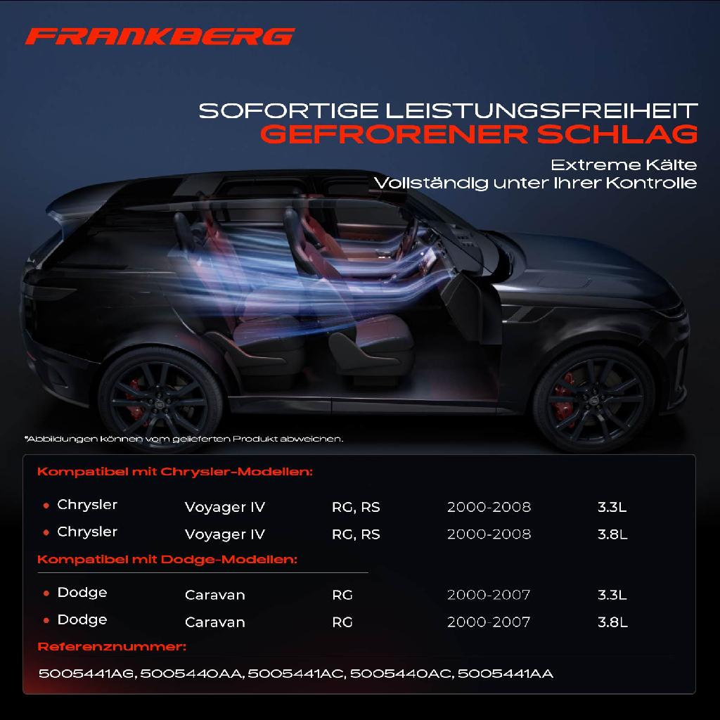 1x Klimakompressor für Chrysler Voyager IV RG RS Dodge Caravan MPV 3.3L 3.8L