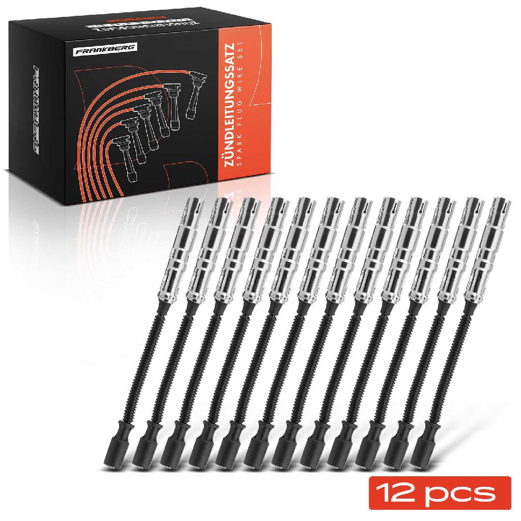 12x Zündleitungssatz Zündkabel für Mercedes-Benz W202 W203 W210 W211 S210 W639