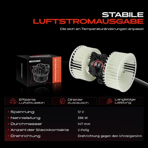 Frankberg 1x Gebläsemotor Innenraumgebläse für BMW 5er Touring E39 X5 E53 1995-2006 Bild Frankberg 1x Gebläsemotor Innenraumgebläse für BMW 5er Touring E39 X5 E53 1995-2006