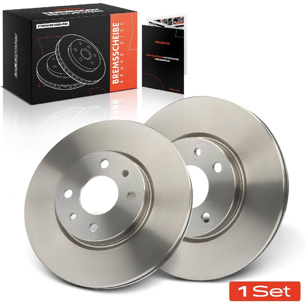 2x Bremsscheiben Vorderachse für Lancia Dedra SW Musa Ypsilon Peugeot Bipper Tepee Bj ab 1994