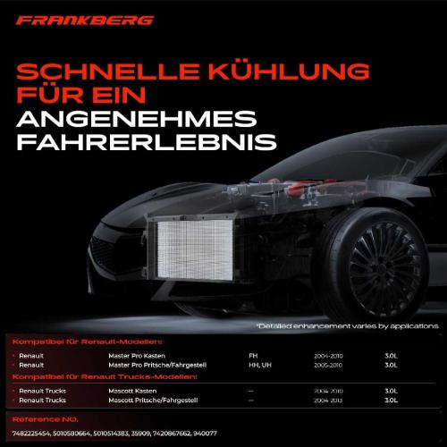 Frankberg 1x Kondensator Klimaanlage für Renault Master Pro FH HH Renault Trucks Mascott Bild Frankberg 1x Kondensator Klimaanlage für Renault Master Pro FH HH Renault Trucks Mascott