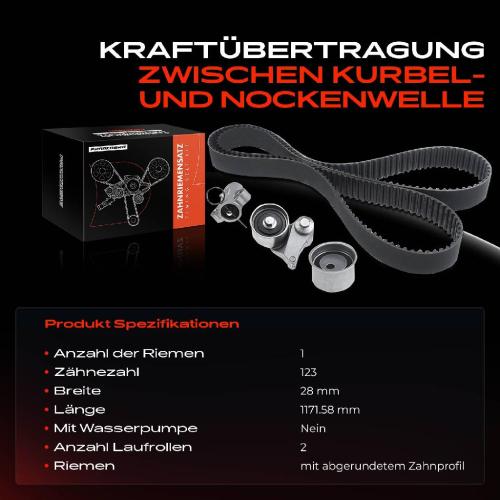 1x Zahnriemensatz Zahnriemen für Hyundai Santa Fé II CM 06-09 KIA Carnival VQ Magentis MG 2.7L Bild 1x Zahnriemensatz Zahnriemen für Hyundai Santa Fé II CM 06-09 KIA Carnival VQ Magentis MG 2.7L