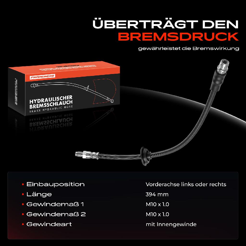 1x Bremsschlauch Bremsschläuche Vorderachse Links oder Rechts für Mercedes-Benz C W203 T-Model S203