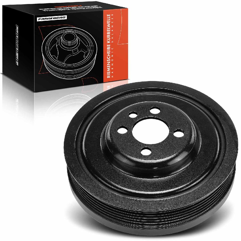 1x Riemenscheibe Kurbelwelle für VW T5 Transporter V Multivan V 7E Audi A3 8P