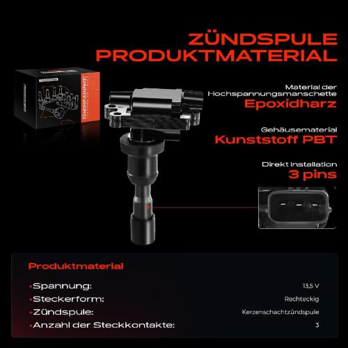 1x Zündmodul Zündspule für Mitsubishi Lancer VI VII Station Wagon Outlander I 2.0L 1998-2013 Bild 1x Zündmodul Zündspule für Mitsubishi Lancer VI VII Station Wagon Outlander I 2.0L 1998-2013