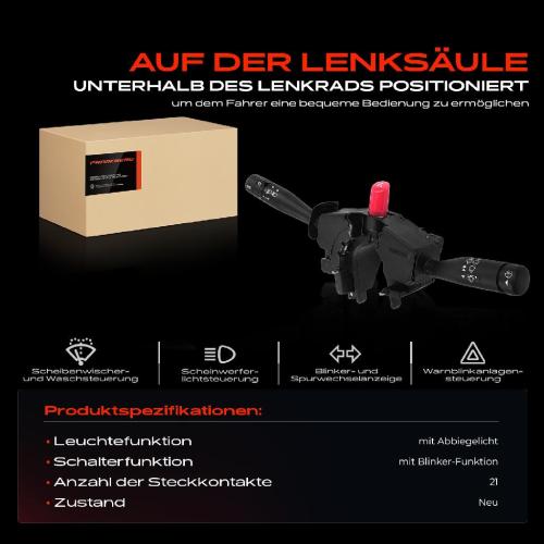 1x Kombischalter Lenkstockschalter für Ford Fiesta 4 Fiesta KA Puma Mazda 121 III Bild 1x Kombischalter Lenkstockschalter für Ford Fiesta 4 Fiesta KA Puma Mazda 121 III