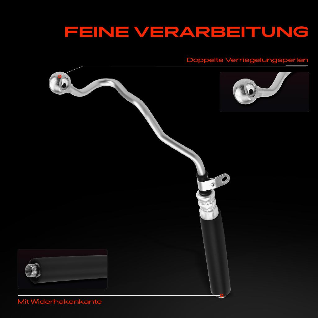 1x Servolenkung Schlauch für VW Passat 3B Audi A4 8D B5 A6 C5 Skoda Superb I