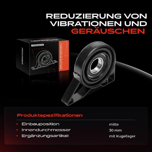 1x Lagerung Gelenkwelle Kardanwellenlager für Volvo XC90 I 275 2002-2014 Bild 1x Lagerung Gelenkwelle Kardanwellenlager für Volvo XC90 I 275 2002-2014