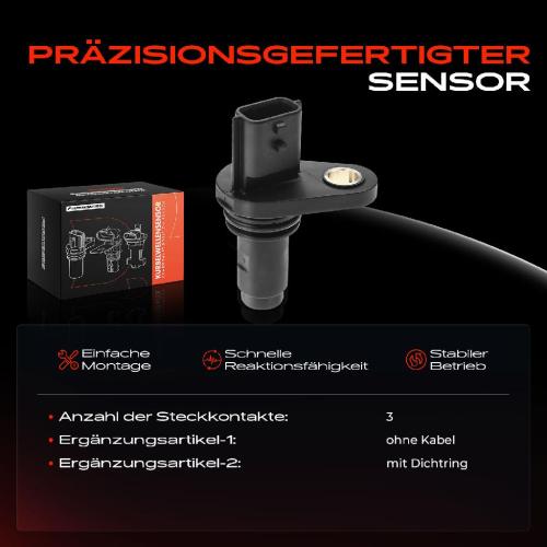 1x Kurbelwellensensor Impulsgeber für Nissan Qashqai I X-Trail Renault Laguna Megane 1.8L 2.0L Bild 1x Kurbelwellensensor Impulsgeber für Nissan Qashqai I X-Trail Renault Laguna Megane 1.8L 2.0L