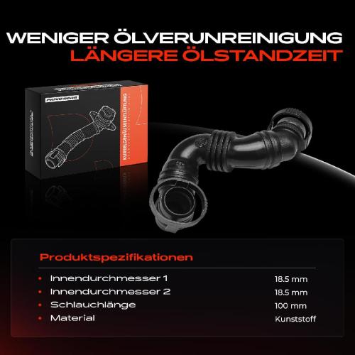 1x Kurbelgehäuseentlüftung Schlauch für VW Golf 5 Passat Touran Jetta Audi A3 Seat Bild 1x Kurbelgehäuseentlüftung Schlauch für VW Golf 5 Passat Touran Jetta Audi A3 Seat