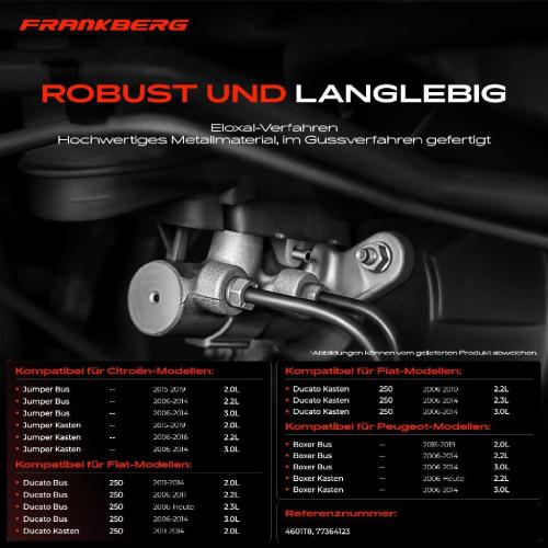 1x Hauptbremszylinder Bremszylinder für Citroën Jumper Fiat Ducato 250 290 Peugeot Bild 1x Hauptbremszylinder Bremszylinder für Citroën Jumper Fiat Ducato 250 290 Peugeot