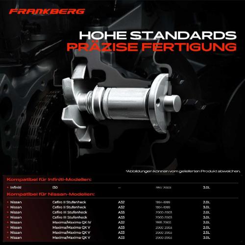 Frankberg 1x Wasserpumpe Kühlwasserpumpe für Nissan Cefiro II Maxima/Maxima QX IV A32 A33 Bild Frankberg 1x Wasserpumpe Kühlwasserpumpe für Nissan Cefiro II Maxima/Maxima QX IV A32 A33