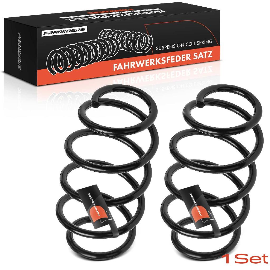 Frankberg 2x Fahrwerksfeder Vorderachse für VW Golf Opel Zafira Peugeot 308 Saab 9-3 Volvo 740 1985-2016