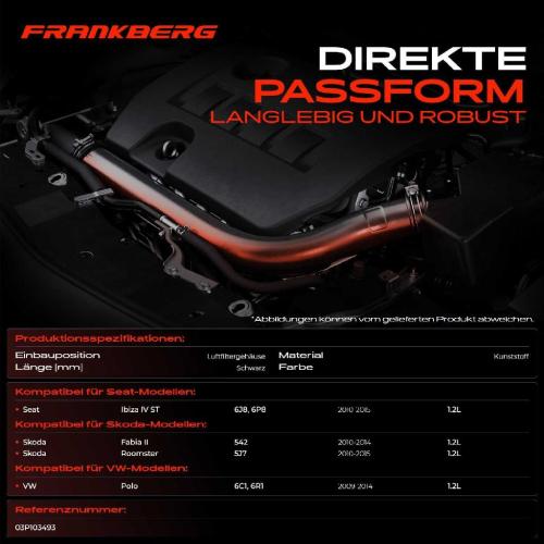 1x Kühlerschlauch Turboschlauch für Seat Ibiza IV ST 6J8 6P8 Skoda Fabia II 542 Roomster 5J7 VW Polo 6C1 6R1 Bild 1x Kühlerschlauch Turboschlauch für Seat Ibiza IV ST 6J8 6P8 Skoda Fabia II 542 Roomster 5J7 VW Polo 6C1 6R1