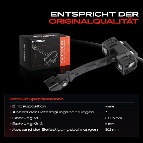 1x Türfeststeller Türfangband Türstopper Vorne für VW Tiguan Van 5N 2007-2018 Bild 1x Türfeststeller Türfangband Türstopper Vorne für VW Tiguan Van 5N 2007-2018