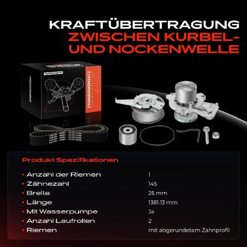 1x Zahnriemensatz Zahnriemen Wasserpumpe für VW Polo Seat Ibiza Toledo Skoda Fabia Bild 1x Zahnriemensatz Zahnriemen Wasserpumpe für VW Polo Seat Ibiza Toledo Skoda Fabia