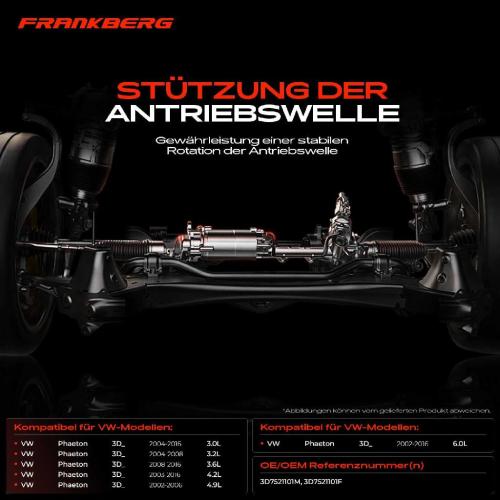 1x Lagerung Gelenkwelle Kardanwellenlager für VW Phaeton 3D1 3D2 3D3 3D4 3D6 3D7 Bild 1x Lagerung Gelenkwelle Kardanwellenlager für VW Phaeton 3D1 3D2 3D3 3D4 3D6 3D7