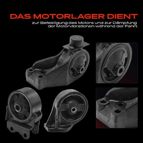 3x Motorlager Rechts für Hyundai Sonata 4 EF 2.5L 2.7L 1998-2004 Bild 3x Motorlager Rechts für Hyundai Sonata 4 EF 2.5L 2.7L 1998-2004