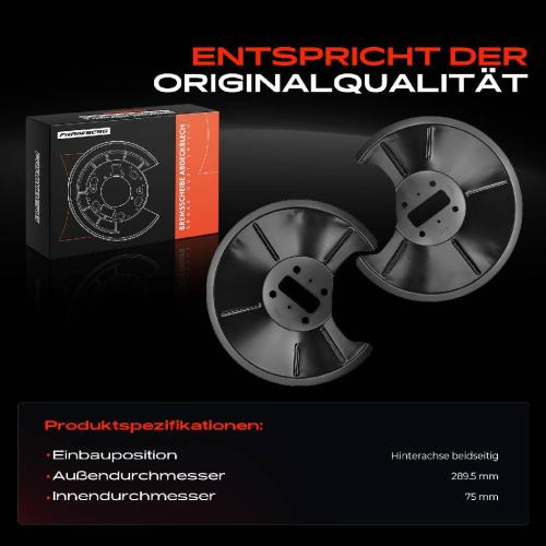 Frankberg 2x Ankerblech Bremsscheibe Hinterachse Beidseitig für Ford Focus DAW Mondeo GBP BNP BAP BFP Bild Frankberg 2x Ankerblech Bremsscheibe Hinterachse Beidseitig für Ford Focus DAW Mondeo GBP BNP BAP BFP