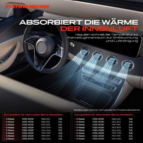 Frankberg 1x Verdampfer Klimaanlage für Mercedes-Benz S-Klasse W220 Bild Frankberg 1x Verdampfer Klimaanlage für Mercedes-Benz S-Klasse W220
