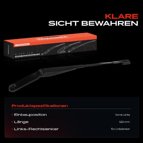 1x Wischerarm Scheibenwischer Vorne Links für Audi A4 Allroad Avant A5 Sportback Bild 1x Wischerarm Scheibenwischer Vorne Links für Audi A4 Allroad Avant A5 Sportback