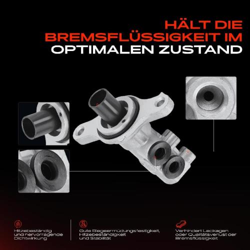 1x Hauptbremszylinder Bremszylinder für Citroën C3 C4 DS3 Peugeot 207 208 2008 Opel Bild 1x Hauptbremszylinder Bremszylinder für Citroën C3 C4 DS3 Peugeot 207 208 2008 Opel