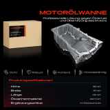 1x Ölwanne Motorölwanne für Audi Cabriolet A4 8H 8E Seat Exeo 3R 1.8L