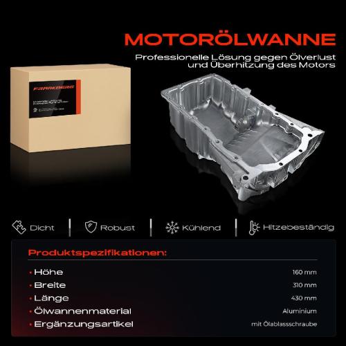 Frankberg 1x Ölwanne Motorölwanne für Audi Cabriolet A4 8H 8E Seat Exeo 3R 1.8L Bild Frankberg 1x Ölwanne Motorölwanne für Audi Cabriolet A4 8H 8E Seat Exeo 3R 1.8L