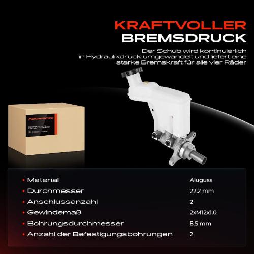 1x Hauptbremszylinder Bremszylinder für Hyundai iX35 EL ELH LM KIA Sportage SL Bild 1x Hauptbremszylinder Bremszylinder für Hyundai iX35 EL ELH LM KIA Sportage SL