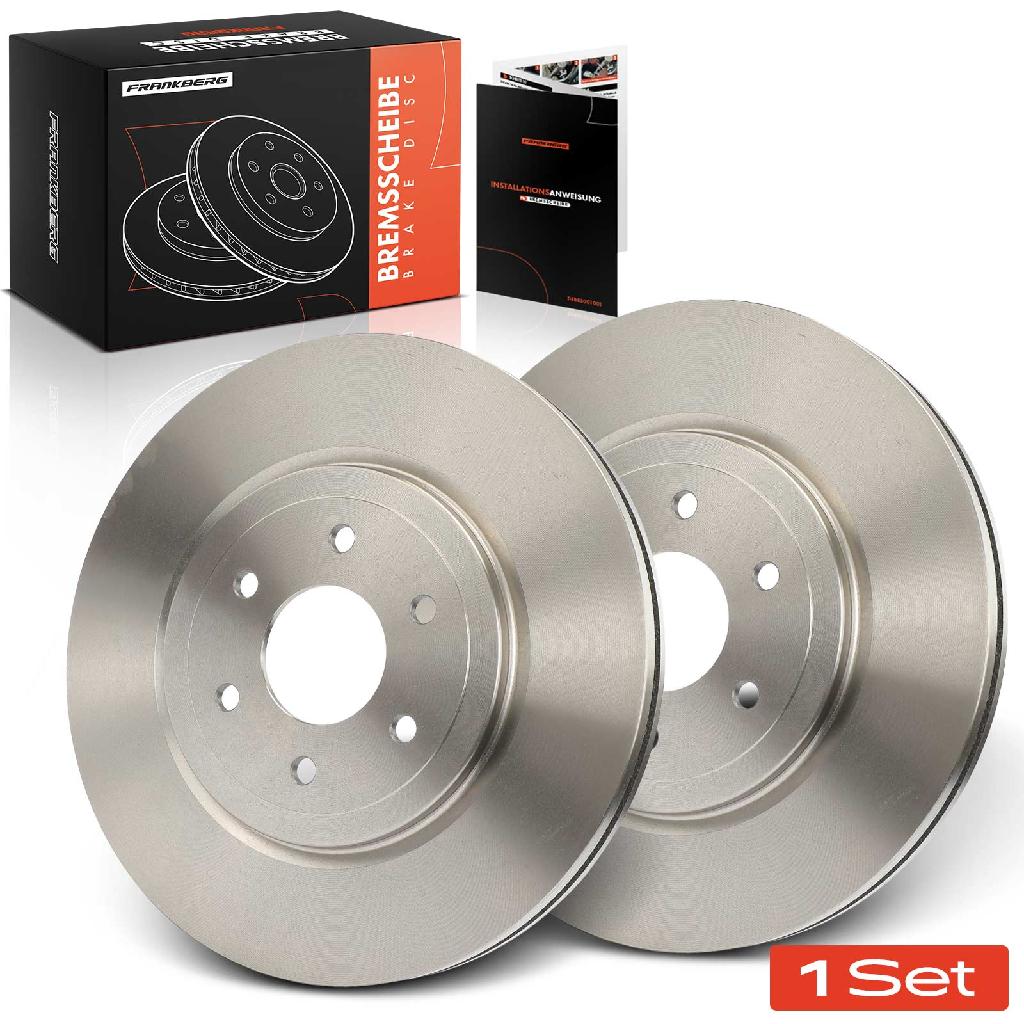 2x Bremsscheiben Vorderachse für Nissan NP300 Navara Pritsche/Fahrgestell Pathfinder III Bj ab 2005