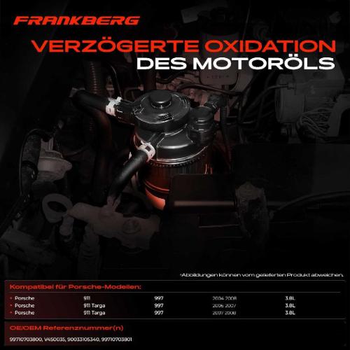 1x Ölabscheider Kurbelgehäuseentlüftung für Porsche 911 Cabriolet Targa 997 3.8 L Bild 1x Ölabscheider Kurbelgehäuseentlüftung für Porsche 911 Cabriolet Targa 997 3.8 L