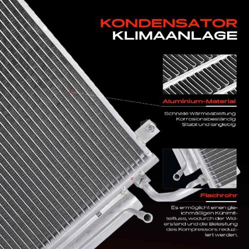 Frankberg 1x Kondensator Klimaanlage für Mazda 2 DE DH 1.3L 1.5L 2007-2015 Bild Frankberg 1x Kondensator Klimaanlage für Mazda 2 DE DH 1.3L 1.5L 2007-2015