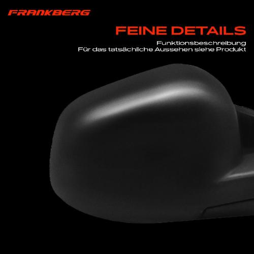 Frankberg 1x Außenspiegel Rechts für Chevrolet Spark M300 1.0L 1.2L 2010-2015 Bild Frankberg 1x Außenspiegel Rechts für Chevrolet Spark M300 1.0L 1.2L 2010-2015