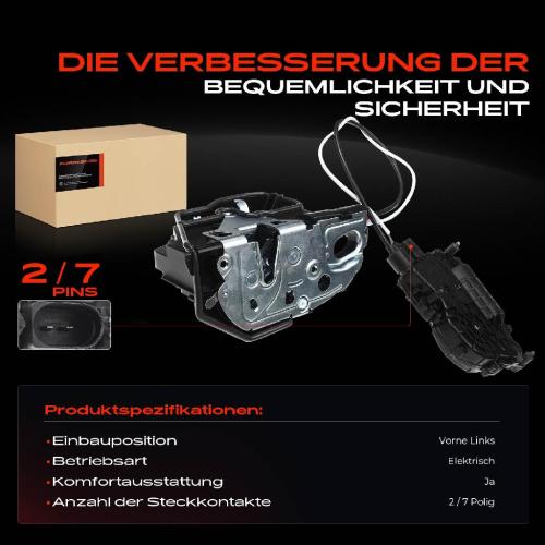 1x Türschloss Vorne Links für BMW 6 Gran Coupe F06 3.0L 4.4L 2012-2018 Bild 1x Türschloss Vorne Links für BMW 6 Gran Coupe F06 3.0L 4.4L 2012-2018