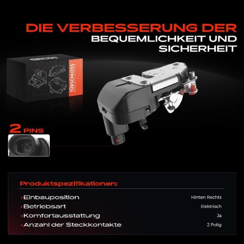 1x Türschloss Hinten Rechts für Jeep Grand Cherokee I ZG ZJ 2.5L 4.0L 5.2L 5.9L 1993-1998 Bild 1x Türschloss Hinten Rechts für Jeep Grand Cherokee I ZG ZJ 2.5L 4.0L 5.2L 5.9L 1993-1998